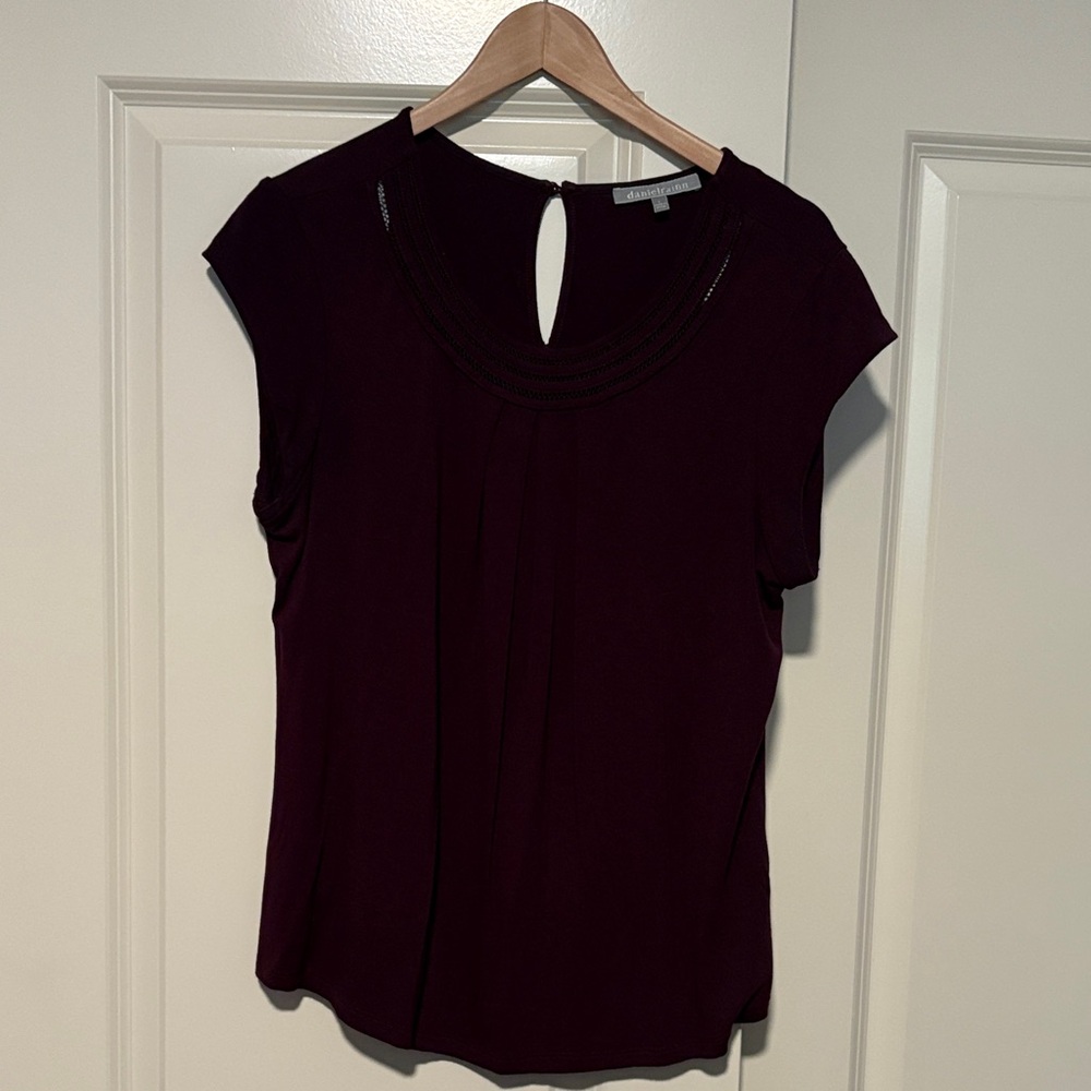 Daniel Rainn Deep Purple Women's Blouse
